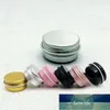 Mini 10g Vasi in alluminio cerati a mano in oro rosa Vasi colorati per erbe aromatiche Barattolo per tè sigillato Lattina per pipa da fumo in ceramica piuttosto calda Smerigliatrice per erbe Prezzo di fabbrica design esperto Qualità