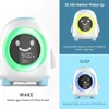 Kids Wekker Digitale Wakker worden met 5-kleuren Verwisselbare nachtlampje Indoor Temperatuur NAP-timer Baby Childrens Sleep 210804