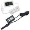 200PCS mini digital LCD-termometer Hygrometer temperatur fuktmätare sond vit och svart i lagerfritt skepp