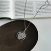 LouLeur 925 sterling silver irregular element necklace vintage do old creative pendant necklace for women fashionable jewelry Q0531