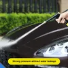 Testes padrões ajustáveis ​​da arma da arruela de alta pressão Padrões de lavagem de carro Máquina de lavagem de jardim Bocal de mangueira de sprinkler