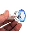 14mm hookah glasmunstycke transparenta besättningar bongs för rökning tillbehör fhl445-wll