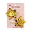 1 pair Fashion Baby Girl Hairpins Gradient color sequin five-pointed star love Hair Clips For Children Hair Clamp Hair Accessories 179 B3