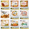 40 Designs Blanket Hallowmas Thanksgiving Day Christmas Blanket Festliga gobelänger för vuxna och barnmur Hängande Mats GGA4328