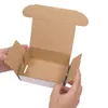 WACO 50PCS Home Kraft Gift Gail Wrap Box blank carton paper-box with lid cardboard boxes 6x4x2 stock in US2779