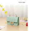 Handbags Jelly Mini Pearl Portable DIA Children Solid Color Small Square Bag Slung Chain Bag Accessories