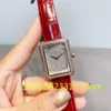 Full Crystal Boy Friend Wristwatch Geometric Rectangle Dial Watch Boy-Viend Steel Clock Women äkta läder rektangulär klocka