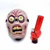 Gasmask Bong Water Shisha Acrylic Smoking Pipe Skull Halloween Party Hookah Tobacco Tubes Partihandel