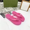 السيدات Slippers Designer Beach Flip Flops Bather Clipper Classic Buckle Sandals Platform Flatfor