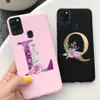 Voor Samsung Galaxy A21S Case Fashion Letters Telefoon Soft Cover A217F 6.5 '' Full SM-A217F A 21 S