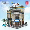 Jistar 89121 Hat Shop Model Modular City Street View Series Детская сборка здания игрушечные блоки мальчик девушка подарок