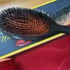 Varumärkesdesignad BN2 Pocket Brestle and Nylon Hair Brush Soft Cushion Superiorgrad Boar BreSchles Comb With Present Box180M1481904