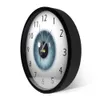 The Eye Eyeball Uczeń Core Widok Widok Okulistyki Cichy Zegar Ścienny Wszystko Widzenie ludzkiej anatomii Nowość Watch Watch Gift 210310