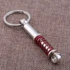 Nyckelringar 1st Black Red Metal Auto Car SUV Keyring Keychain Key Chain Ring KeyFob Fashion Accessories Styling Gift Universal Miri22