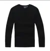Mens Crew Mile Mile Mile Wile Polo mens Classic Sweater Knit Cotton Leisure Sweatter Sweatter Sullover 8 COLORES