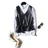 Sexy leather vest women coat V neck A line slim Party Club elegant jacket sleeveless Feminino 211120