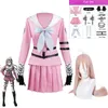 Kostium MIU Irima Cosplay Peruki Danganronpa V3: Killing Harmony Women Sailor Garnitur Halloween Carnival Uniform Zestawy Darmowe akcesoria Y0903