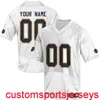 Mulheres de homens costuradas Juventude Notre Dame # 13 Lawrence Keys III Jersey NAVY NCAA Personalizado Qualquer nome Número XS-5XL 6XL