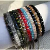 Murano Glass Beads Charm Bracelets for Women Girl with Snake Chain Brand Bracelet & Bangles Jewelry Handmade