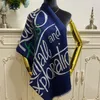 Damenschal Schal Pashmina Gute Qualität 100% Kaschmirmaterial Druckbuchstaben Muster dünne und weiche lange Schals für Frauen große Größe 200 cm - 93cm
