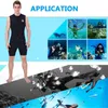 Swim Wear 3mm Neoprene Fleece Wetsuit Quente Colete Tops Homens Zipper Swimwear Surf Mergulho Snorkeling Equipamento Sem Mangas Jack7345183