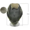 Caschi da ciclismo Tactical Full Face Metal Steel Mask Paintball Gioco di guerra militare Accessori per la caccia all'aperto protettivi Gear