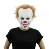 Halloween Cosplay Prop Halloweens Facemask Movie Stephen King's It 2 Joker Pennywise Mask Full Face Horror Maschere da clown T9I001406