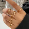 28pcs Gold Knuckle Stackable Band Rings Set for Women Silver Plated Comfort Fit Vintage Wave Joint Finger Rings Gift10783306501082