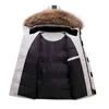 Heren Thermische Down Jacket Dikke Puffer Coat Hoge Kwaliteit Overjas Winter Parka 90% Witte Duck Verwijderbare Cap 211228