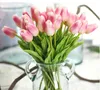 Latex Tulips Artificial Pu Flor Bouquet Real Touch Para Casa Decoração Casamento Decorativo Flores Opção