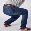 Jeans Stretch Hommes Denim Mens Jean Homme 48 52 Plus Taille Grand Pantalon Lâche Bleu Roupas Calca Masculina Modis Ropa 210723