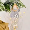 Bambola angelo Decorazione di buon Natale Albero di Natale Angeli Ragazza Ciondolo Regali di Capodanno