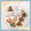 & Jewelry Jewelrygirls Hair Clips Small Barrettes Scratching Clip Diamond-Encrusted Lay National Wind Supply Aessories Wholesale Drop Delive