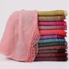 lino de algodón de encaje de bufanda