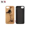 Shockproof Phone Cases For iPhone 11 12 Pro XS XR X MAX Chinese style Wooden Ink Painting National Wind Printing Custom Case