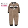 Baby Kläder Pojkar Pyjamas Outwear Boy Camouflage Zipper Jumpsuit Fleece Winter Pyjamas Varm Baby Girl Romper Nyfödda Baby Stuff 210317
