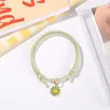 Link, Chain 2pcs Small Daisies Couple Bracelet Multi-color Adjustable Handmad Simple Durable Jewelry Gifts For Women Men NOV99