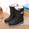 Boys Boots Children Snow Boots For Boys Sneakers Winter Kids Snow Boots Sport Fashion Leather Children Shoes 211020
