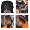 Agua Curly Human Hair Machine Completa Made U Parte Wig Color Natural Pelucas Sin Golpear Para Las Mujeres Negras Pelos Remy Brasil