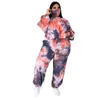 Etnische kleding Afrikaanse kleding voor vrouwen twee stuk set tops outfits herfst print Top + broek pak trainingspak sets plus size 4XL