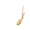 Anhänger Halsketten 2021 Elegante Unregelmäßige Ovale Platte Rose Blume Halskette Für Frauen Minimalistischen Edelstahl