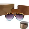 Hochwertige Damen-Sonnenbrille, luxuriöse Herren-Sonnenbrille, UV-Schutz, Herren-Designer-Brille, Farbverlauf, Metallscharnier, modische Damenbrille mit Originalverpackung S0479