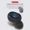 TWS trådlöst hörlurar för RedMi Earbuds LED-display Bluetooth V5.0 Headset med MIC för Huawei Samsung