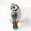 Metal Keyring Animal Keychains Jewelry Girls Rhinestone Bag Charm Key Ring for Women Men Fashion Alloy Owl Pendant Car Key Chain Accessories