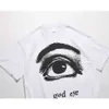 Bóg Eye Simple Style Męska koszulka Lato Oversized Tshirts dla Man Streetwear Odzież 210603