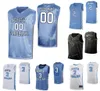 SJ NCAA College Carolina do Norte Tar Heels Jersey de basquete 44 Justin Jackson 5 Armando Bacot Bradley Nassir Little Custom Stitched