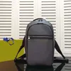 Klassische Männer Rucksack Handtaschen echtes Leder Leinwand Luxus Rucksäcke Frauen Gepäck Rucksack Stil Umhängetaschen für Mann Größe 26 * 45 * 17 cm