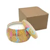 Aromatherapy Velas Copa Fragancia Caja de hojalla Vela Cumpleaños Fiesta Boda Un pequeño regalo Natural Soy Wax Relax Creative Wholesale