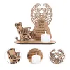 Decorazioni natalizie 1PC Decorazioni squisite Natale Creativo Ornamento in legno fai-da-te