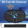 Hd 4K ТВ-антенна 1080P Цифровые телевизоры Внутренние антенны 2000 миль Усилитель сигнала HDTV Dvb-T2 Спутниковый ресивер Антенны беспроводной связи с высоким коэффициентом усиления Большой радиус действия